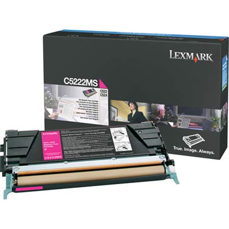 Lexmark C5222MS Original Magenta Toner Cartridge