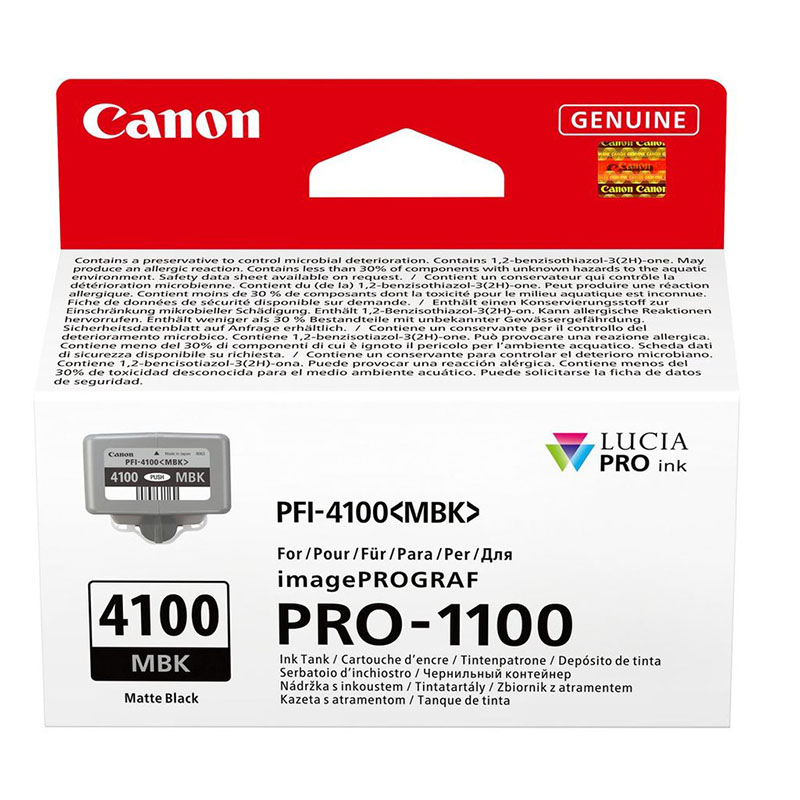 Canon Matteblack Pfi-4100Mbk Matte Black Original Ink Cartridge