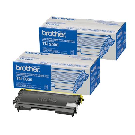 Brother Multicolor Fax-2920 Printer Toner Cartridges (2 Pack) -Tn2000 Multipack Original