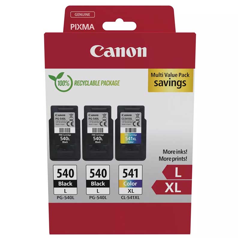 Canon PG-540L x2 / CL-541XL Genuine Ink Cartridges for Pixma TS5151 - Image 89