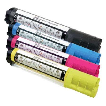 Printerinks Multicolor Compatible Epson Aculaser Cx21nfct Printer Toner Cartridges (4 Pack) -C13s050319 Multipack