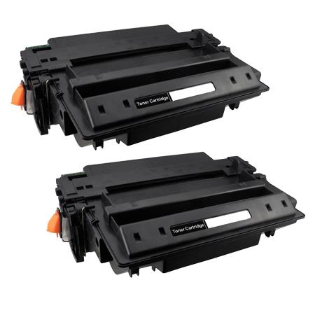 Printerinks Multicolor Compatible Hp Laserjet 2410 Printer Toner Cartridges (2 Pack) -Q6511x Multipack