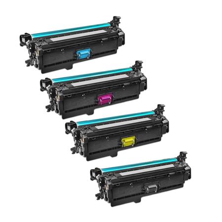 Printerinks Multicolor Compatible Konica Minolta Bizhub C250 Printer Toner Cartridges (4 Pack) -Tn210bk Multipack