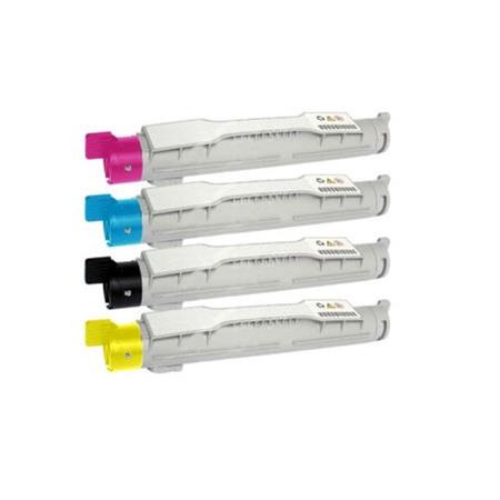 Printerinks Multicolor Compatible Epson Aculaser C3000 Printer Toner Cartridges (4 Pack) -C13s050213 Multipack