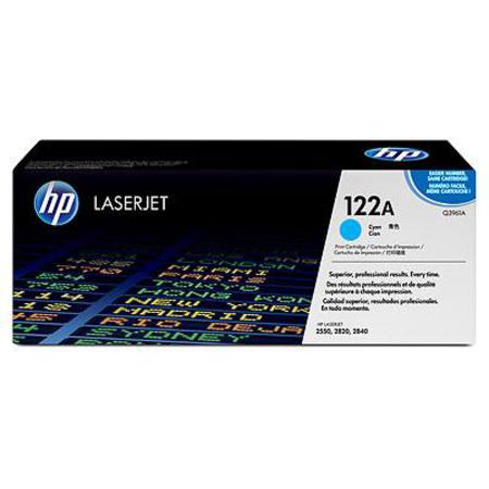 Hp Cyan Colour Laserjet 122A Original Toner Cartridge With Smart Printing Technology (Q3961a)