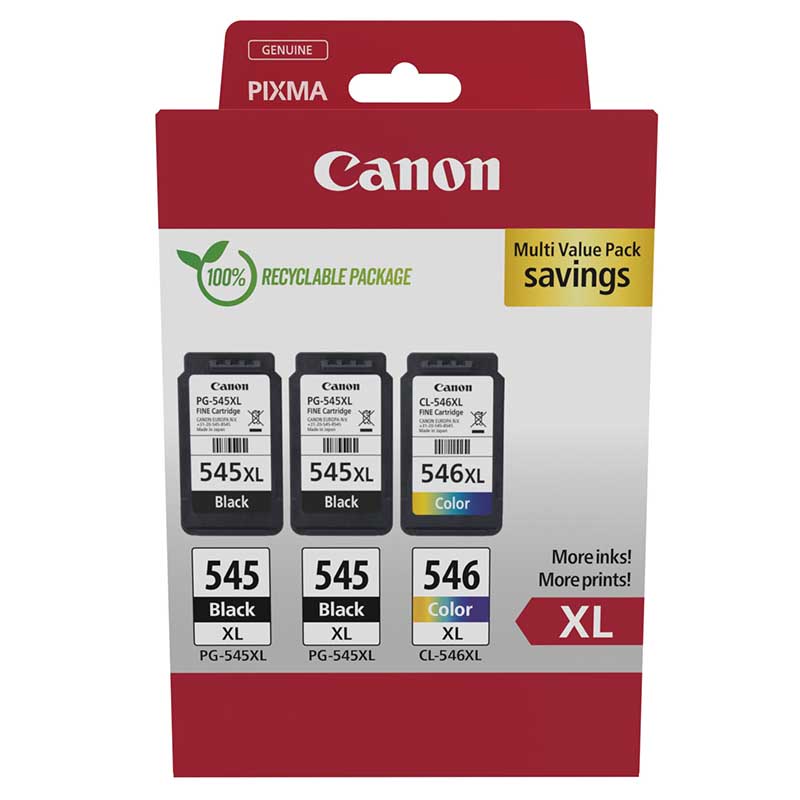 Canon Multipack Pg X 2/Cl Original Ink Cartridges (8286B013) 1St