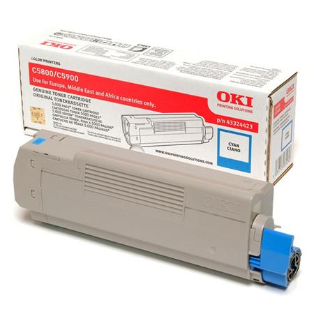 oki 43324423 original cyan toner cartridge
