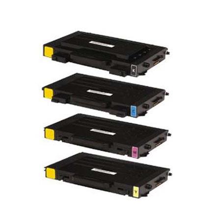 Printerinks Multicolor Compatible Xerox Phaser 6100 Printer Toner Cartridges (4 Pack) -106R00684 Multipack