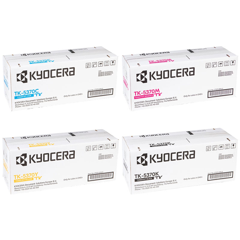 Kyocera Multicolor Ecosys Ma3500cifx Printer Toner Cartridges (4 Pack) -1T02yj0nl0 Multipack Original