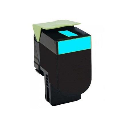 Printerinks Cyan Compatible Lexmark 80C2sc0 Standard Capacity Toner Cartridge
