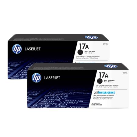 original multipack hp laserjet pro m102w printer toner cartridges 2 pack -cf217a