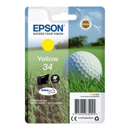 Epson Golf ball Singlepack Yellow 34 DURABrite Ultra Ink - Image 9