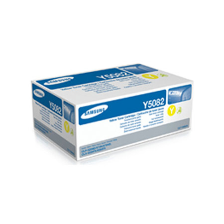 samsung clt-y5082s yellow original standard capacity toner cartridge