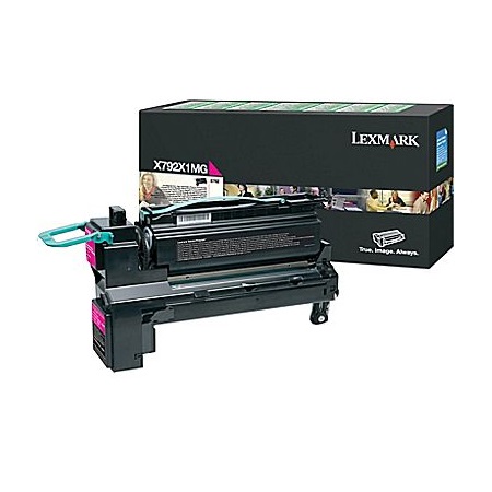 lexmark x792x1mg magenta original return program extra high capacity toner cartridge