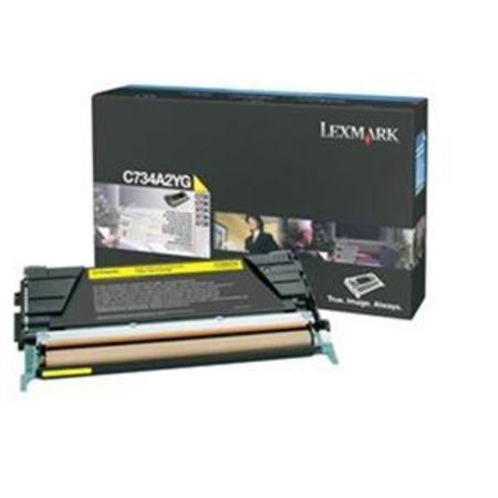 Lexmark Yellow C734a2yg Original Toner Cartridge