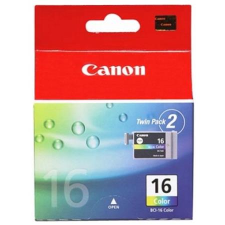 Image of Canon BCI-16 - 2-pack - yellow, cyan, magenta - original - ink tank