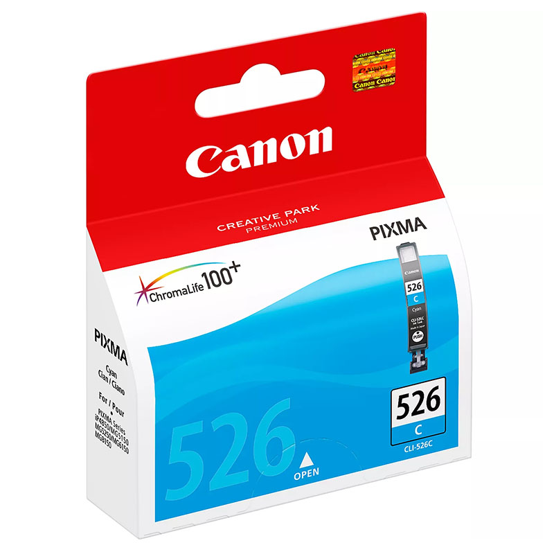 canon cli-526c cyan original ink cartridge 4541b001