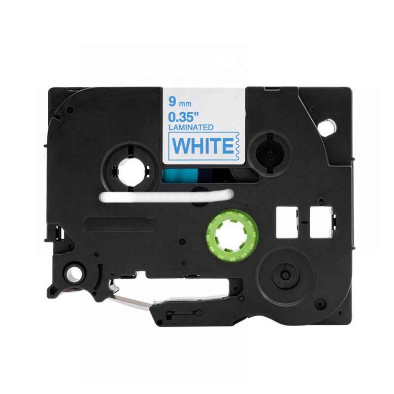 Printerinks Blue/White Compatible Brother Tze-223 P-Touch Label Tape ( 9Mm X 8M) On