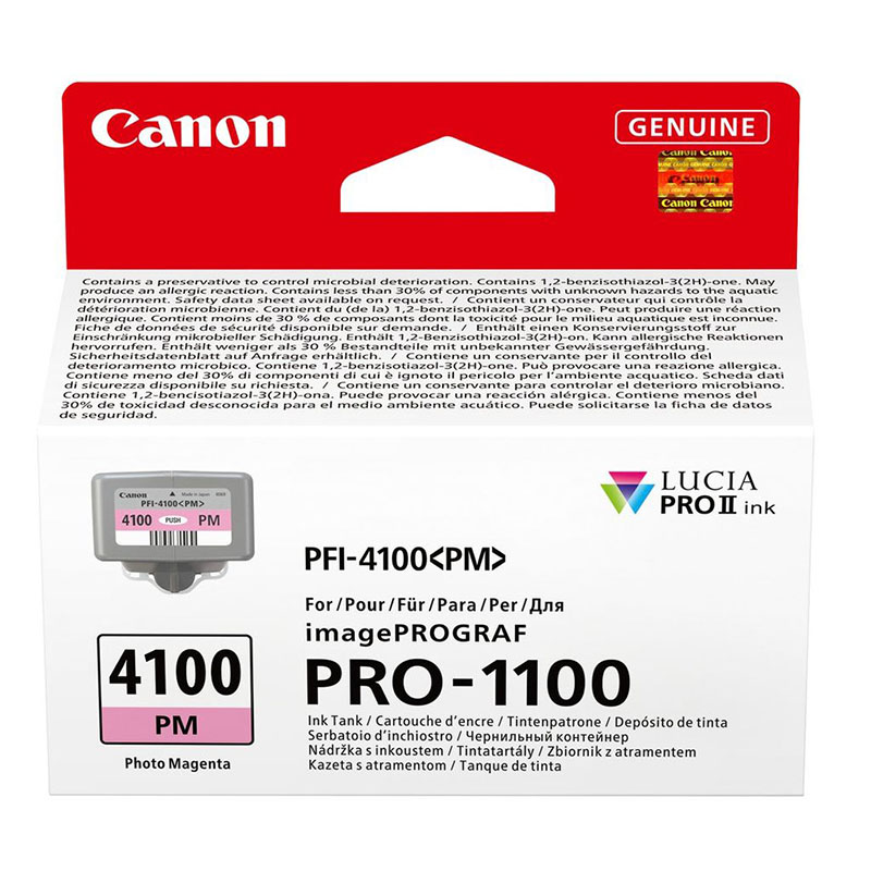Canon Photomagenta Pfi-4100Pm Photo Magenta Original Ink Cartridge