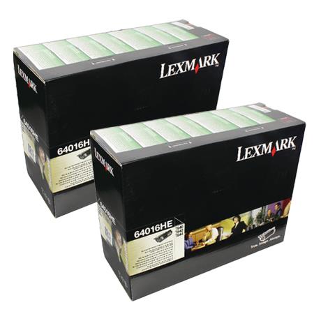 Lexmark Multicolor T640n Printer Toner Cartridges (2 Pack) -T640ad Multipack Original