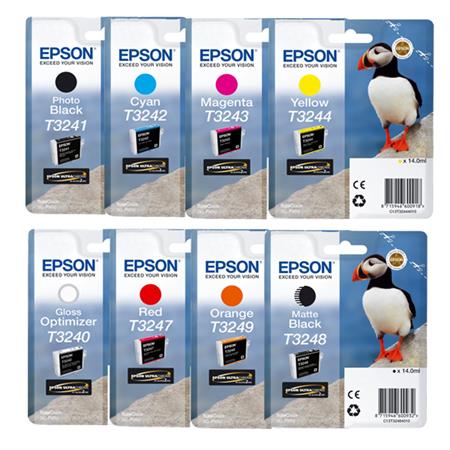 Original Multipack Epson SureColor SC-P400 Printer Ink Cartridges (8 Pack) -C13T32444010