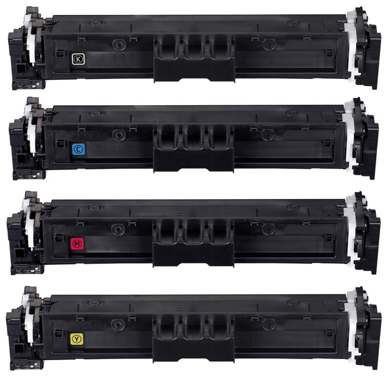 Printerinks Multicolor Compatible Canon 069Hbk/Hc/Hm/Hy Full Set High Capacity Toner Cartridges (4 Pack) Multipack