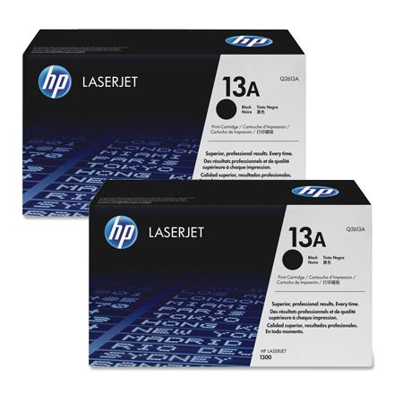 Hp Multicolor Laserjet 1300T Printer Toner Cartridges (2 Pack) -Q2613a Multipack Original