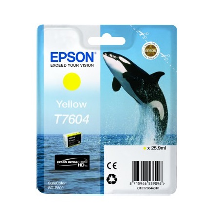 Epson Yellow T7604 Original Ink Cartridge