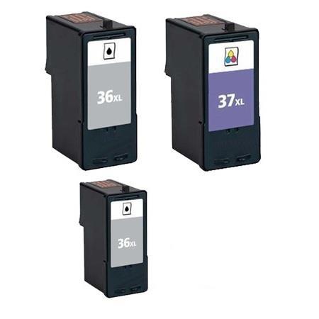 Printerinks Multicolor Compatible Lexmark Z568 Printer Ink Cartridges (3 Pack) -18C2170e Multipack