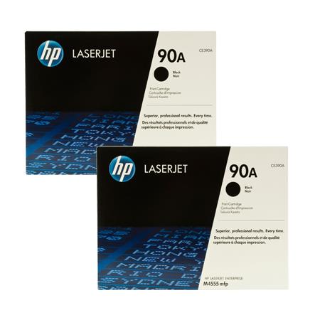 original multipack hp laserjet enterprise m603 printer toner cartridges 2 pack -ce390a