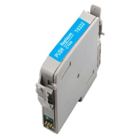 Printerinks Cyan Compatible Epson T0332 Ink Cartridge (Replaces Epson T0332 Grasshopper)