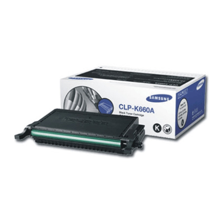 Samsung CLP-K660A Original Black Laser Toner Cartridge