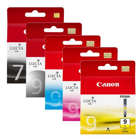 Image of Canon PGI-7/PGI-9 Full Set Original Inks (5 Pack)