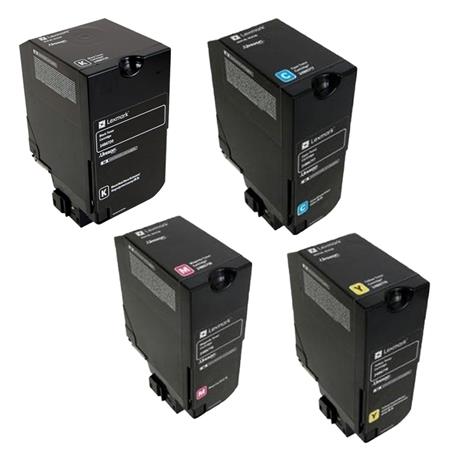 Lexmark Multicolor Xc4140 Printer Toner Cartridges (4 Pack) -24B6720 Multipack Original