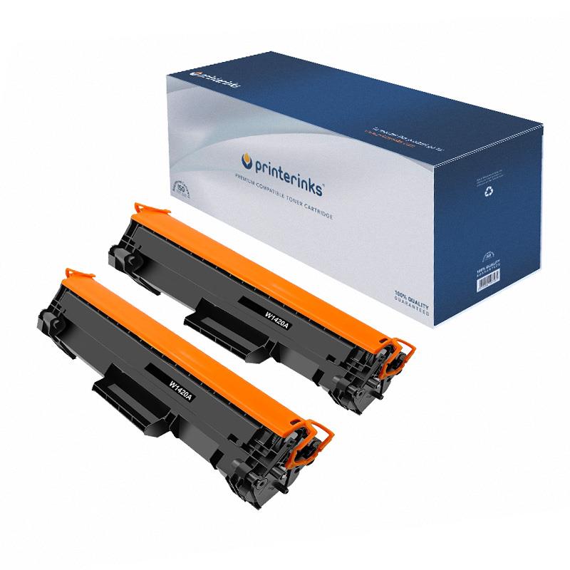 Printerinks Multicolor Compatible Hp Laserjet Mfp M140w Printer Toner Cartridges (2 Pack) -W1420a Multipack