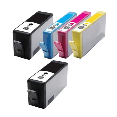 Compatible Multipack HP PhotoSmart 5515 Printer Ink Cartridges (5 Pack) -CN684EE