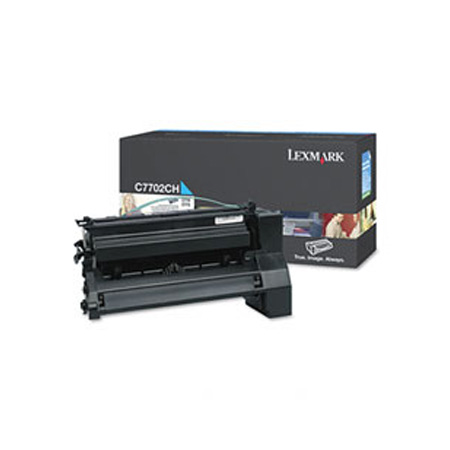 Lexmark Cyan C7702ch Original High Yield Toner Cartridge