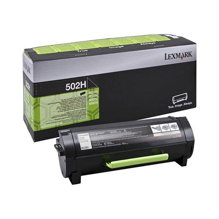 Lexmark Black 502H (50F2h0e) Original High Capacity Return Program Toner Cartridge