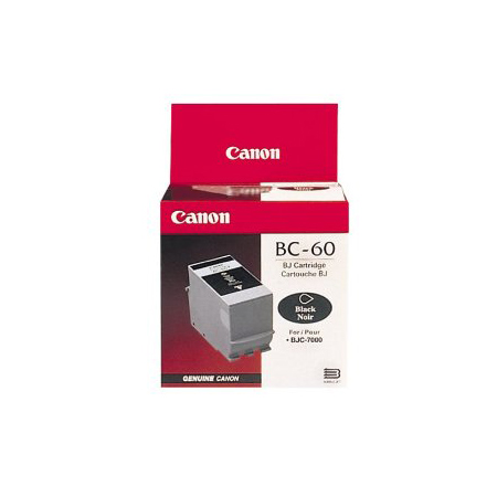 Canon Black Bc-60 Printhead With Original Ink Tank