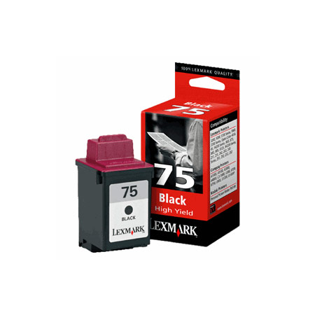 Lexmark Black No. 75 Original High Yield Ink Cartridge