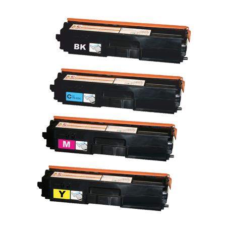 Printerinks Multicolor Compatible Brother Dcp-9270Cdn Printer Toner Cartridges (4 Pack) -Tn328bk Multipack