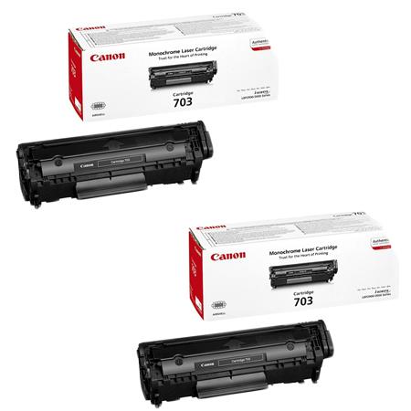 Canon Multicolor Lasershot Lbp-2900 Printer Toner Cartridges (2 Pack) -7616A005aa Multipack Original