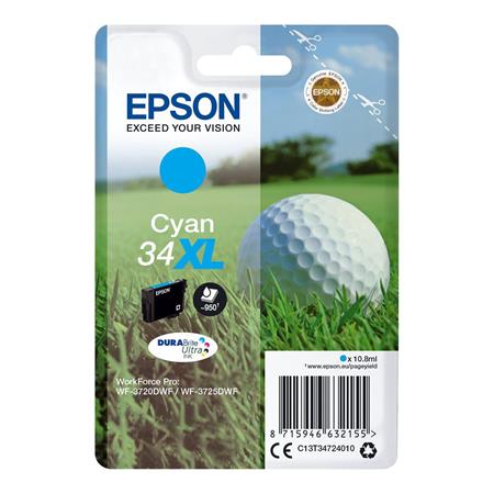 Epson 34XL Ink Cartridge DURABrite Ultra High Yield Golf Ball Cyan - Image 16