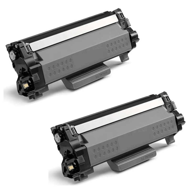 Printerinks Multicolor Compatible Brother Hl-L2865dw Printer Toner Cartridges (2 Pack) -Tn2510 Multipack