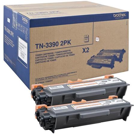 product image of Brother TN3390 Black Original Extra High Capacity Toner Cartridge - Twin