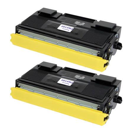 Printerinks Multicolor Compatible Brother Tn4100 Black Toner Cartridges (2 Pack) Twin Pack
