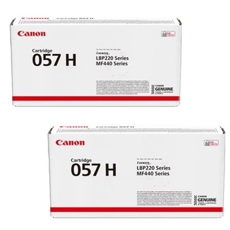 original multipack canon i-sensys mf455dw printer toner cartridges 2 pack -3010c002