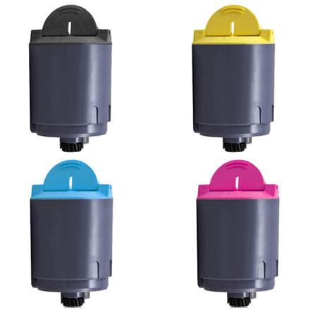 Printerinks Multicolor Compatible Xerox Phaser 6110 Printer Toner Cartridges (4 Pack) -106R01274 Multipack