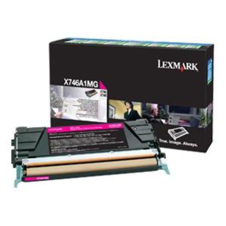 Lexmark Magenta X746a1mg Original Return Program Toner Cartridge