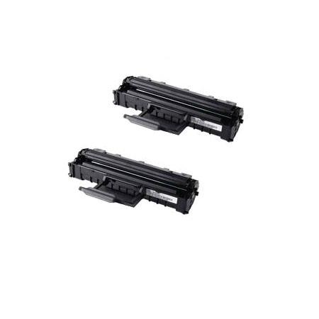 Printerinks Multicolor Compatible Dell 1110 Printer Toner Cartridges (2 Pack) -593-10109 Multipack